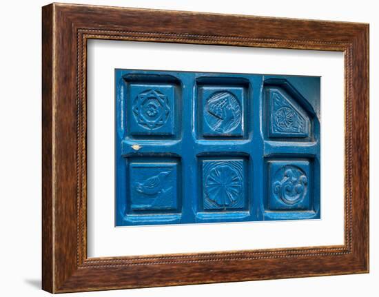 Close-up of tiles, Jaffa, Tel Aviv, Israel-null-Framed Photographic Print