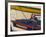 Close up of Two Freshly Painted Fishing Boats, Sitia, Crete, Greek Islands, Greece-Eitan Simanor-Framed Photographic Print