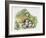 Close-Up of Wall Lizards Hatching Eggs (Podarcis Muralis)-null-Framed Giclee Print