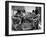 Close-Up of Welding School Float in Parade for National Defense Day During WWII-null-Framed Photographic Print