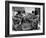Close-Up of Welding School Float in Parade for National Defense Day During WWII-null-Framed Photographic Print