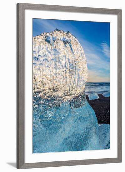 Close Up on Ice. Ice Formations Come from the Jokulsarlon Glacial Lagoon-null-Framed Photographic Print