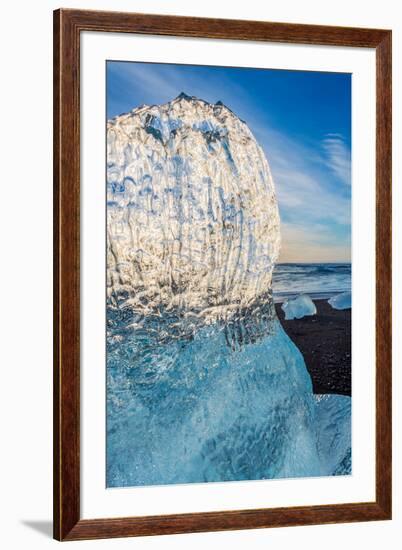 Close Up on Ice. Ice Formations Come from the Jokulsarlon Glacial Lagoon-null-Framed Photographic Print