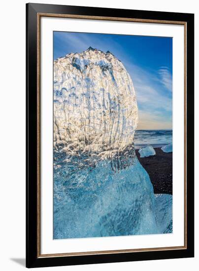 Close Up on Ice. Ice Formations Come from the Jokulsarlon Glacial Lagoon-null-Framed Photographic Print