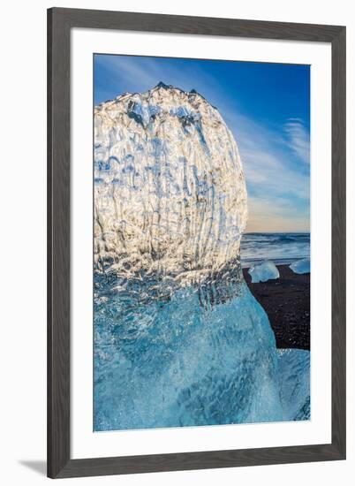 Close Up on Ice. Ice Formations Come from the Jokulsarlon Glacial Lagoon-null-Framed Photographic Print