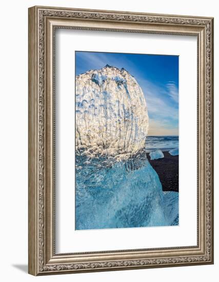 Close Up on Ice. Ice Formations Come from the Jokulsarlon Glacial Lagoon-null-Framed Photographic Print