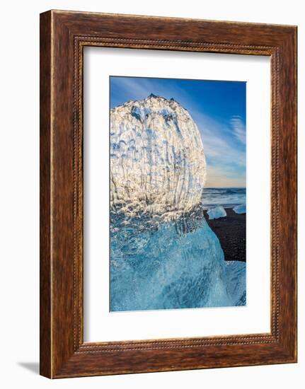 Close Up on Ice. Ice Formations Come from the Jokulsarlon Glacial Lagoon-null-Framed Photographic Print