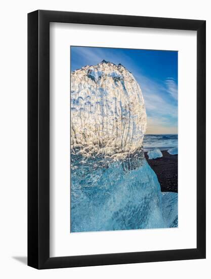 Close Up on Ice. Ice Formations Come from the Jokulsarlon Glacial Lagoon-null-Framed Photographic Print