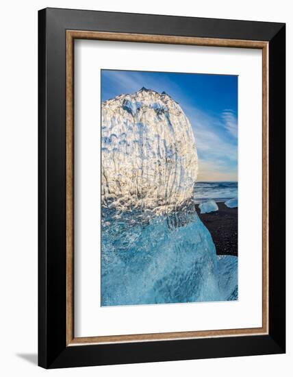 Close Up on Ice. Ice Formations Come from the Jokulsarlon Glacial Lagoon-null-Framed Photographic Print