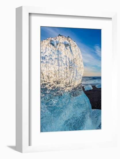 Close Up on Ice. Ice Formations Come from the Jokulsarlon Glacial Lagoon-null-Framed Photographic Print