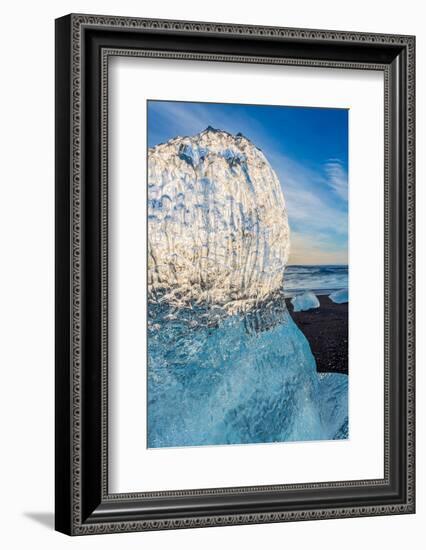 Close Up on Ice. Ice Formations Come from the Jokulsarlon Glacial Lagoon-null-Framed Photographic Print