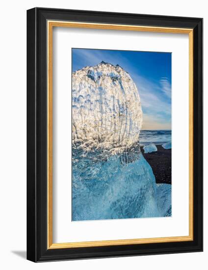 Close Up on Ice. Ice Formations Come from the Jokulsarlon Glacial Lagoon-null-Framed Photographic Print