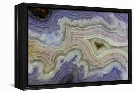 Close-Up Royal Aztec Lace Agate-Darrell Gulin-Framed Premier Image Canvas
