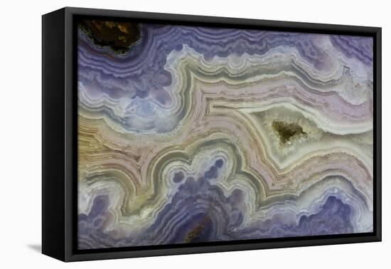 Close-Up Royal Aztec Lace Agate-Darrell Gulin-Framed Premier Image Canvas