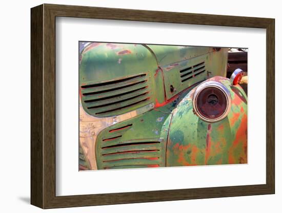 Close up Shot of Old Rustic Truck-SNEHITDESIGN-Framed Photographic Print