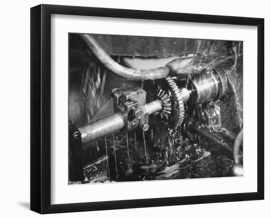 Close-Up View of a Machine-Carl Mydans-Framed Photographic Print