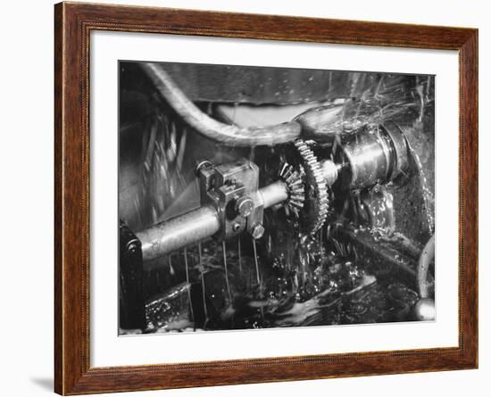 Close-Up View of a Machine-Carl Mydans-Framed Photographic Print