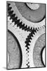 Close up View of Gears-Philip Gendreau-Mounted Photographic Print