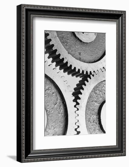 Close up View of Gears-Philip Gendreau-Framed Photographic Print