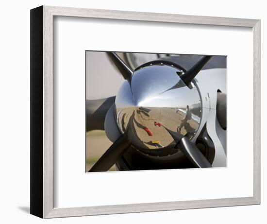 Close-Up View of the Propeller of an Iraqi Air Force T-6 Texan Trainer Aircraft-null-Framed Photographic Print