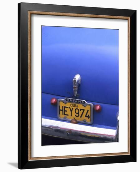 Close-ups of Classic 1950's Autos, Old Havana, Cuba-Bill Bachmann-Framed Photographic Print