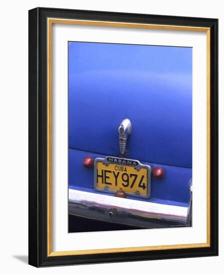 Close-ups of Classic 1950's Autos, Old Havana, Cuba-Bill Bachmann-Framed Photographic Print