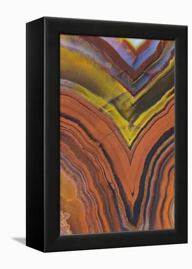 Close Ups of Fortification on Crazy Lace Agate-Darrell Gulin-Framed Premier Image Canvas