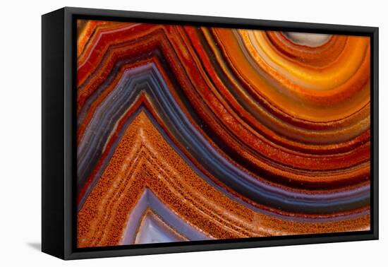 Close Ups of Fortification on Crazy Lace Agate-Darrell Gulin-Framed Premier Image Canvas