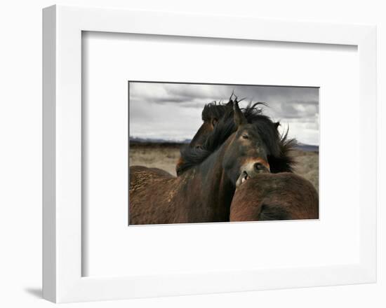 Close-null-Framed Art Print