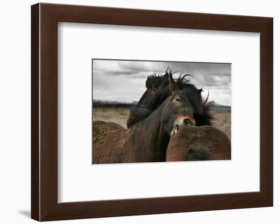 Close-null-Framed Art Print