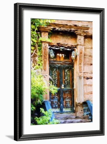 Closed Door - In the Style of Oil Painting-Philippe Hugonnard-Framed Giclee Print