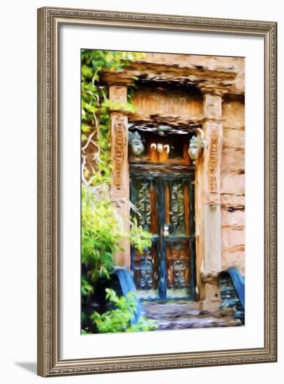 Closed Door - In the Style of Oil Painting-Philippe Hugonnard-Framed Giclee Print