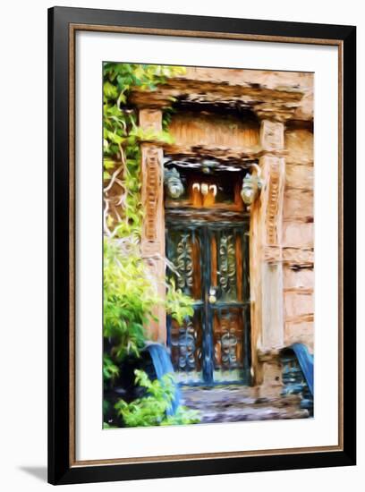 Closed Door - In the Style of Oil Painting-Philippe Hugonnard-Framed Giclee Print