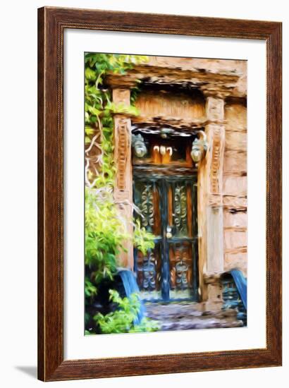 Closed Door - In the Style of Oil Painting-Philippe Hugonnard-Framed Giclee Print