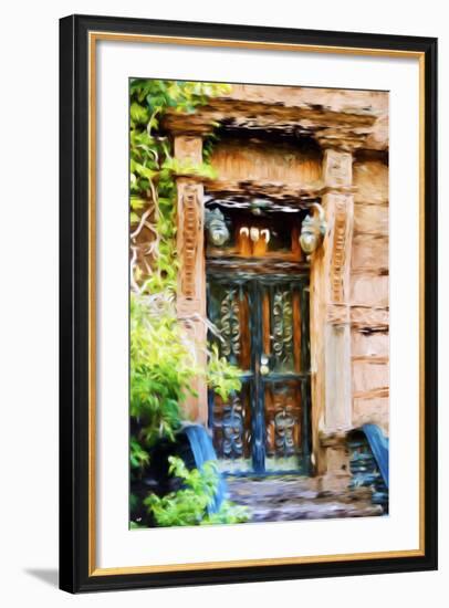 Closed Door - In the Style of Oil Painting-Philippe Hugonnard-Framed Giclee Print