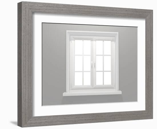 Closed Window-frenta-Framed Art Print