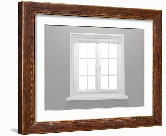 Closed Window-frenta-Framed Art Print