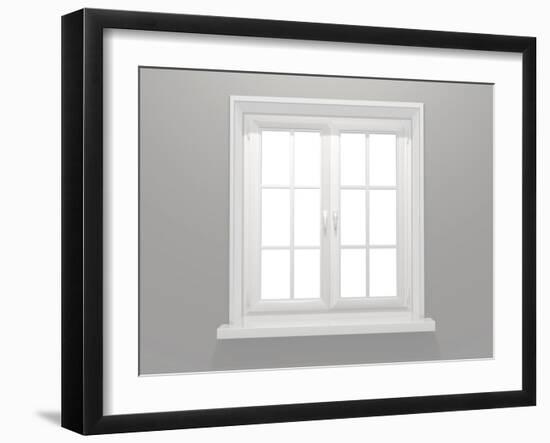 Closed Window-frenta-Framed Art Print