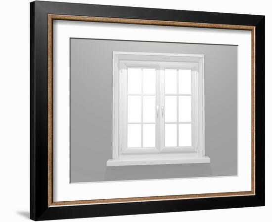 Closed Window-frenta-Framed Art Print