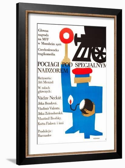 Closely Watched Trains-null-Framed Premium Giclee Print