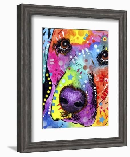 Closeup Labrador-Dean Russo-Framed Giclee Print