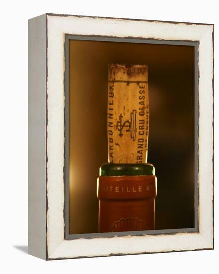 Closeup of a Bottle, Chateau Carmonnieux, Grand Cru Classe De Graves-Per Karlsson-Framed Premier Image Canvas