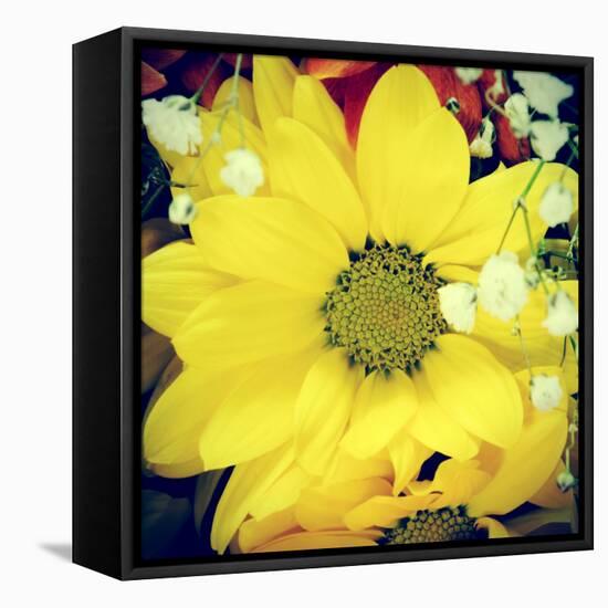 Closeup Of A Flower Bouquet, With A Retro Effect-nito-Framed Premier Image Canvas