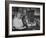 Closeup of a Russian Woman Sitting in the Renaissance Bar Smoking a Cigarette-null-Framed Photographic Print