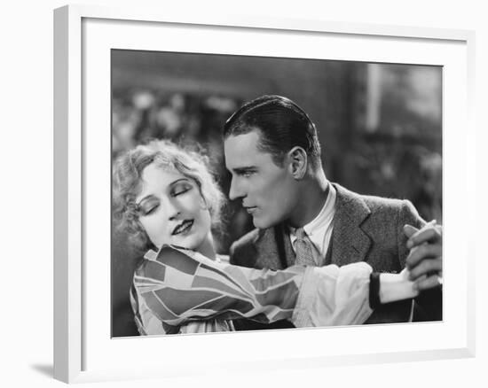 Closeup of Couple Dancing-null-Framed Photo