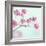 Closeup of Pink Baby's Breath Flowers-Anna-Mari West-Framed Photographic Print