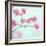 Closeup of Pink Baby's Breath Flowers-Anna-Mari West-Framed Photographic Print