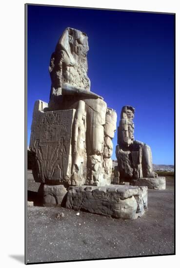 Closeup of the Colossi of Memnon, Luxor West Bank, Egypt, C1400 Bc-CM Dixon-Mounted Photographic Print