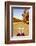 Closeup of the Feet of a Man Lying down on a Road-nito-Framed Photographic Print