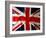 Closeup Of Union Jack Flag-STILLFX-Framed Art Print